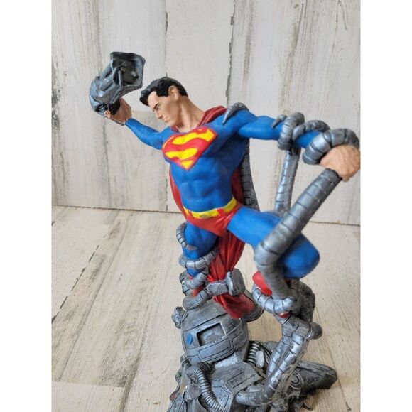 DC paquet Superman brainiac 1998 vintage statue figurine - Picture 5 of 14